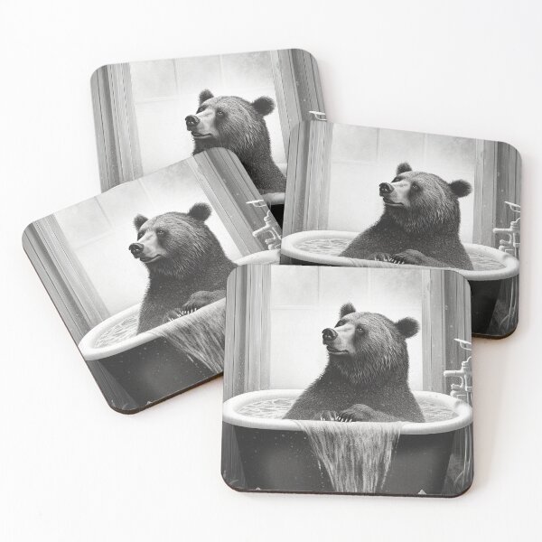 Item preview, Grizzly Bear Taking A Bath designed and sold by Richard Montag.
