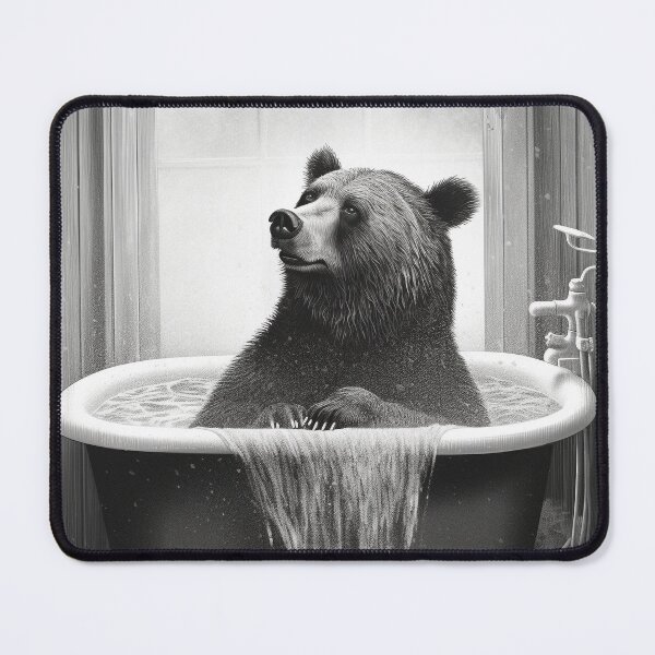 Item preview, Grizzly Bear Taking A Bath designed and sold by Richard Montag.