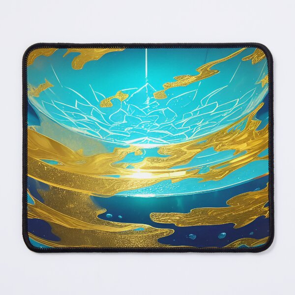 Item preview, Golden Layers over Ocean Blue Waves designed and sold by deniselynnimage.