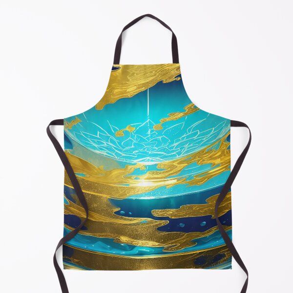 Item preview, Golden Layers over Ocean Blue Waves designed and sold by deniselynnimage.