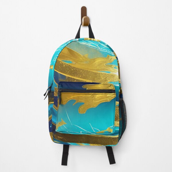 Item preview, Golden Layers over Ocean Blue Waves designed and sold by deniselynnimage.