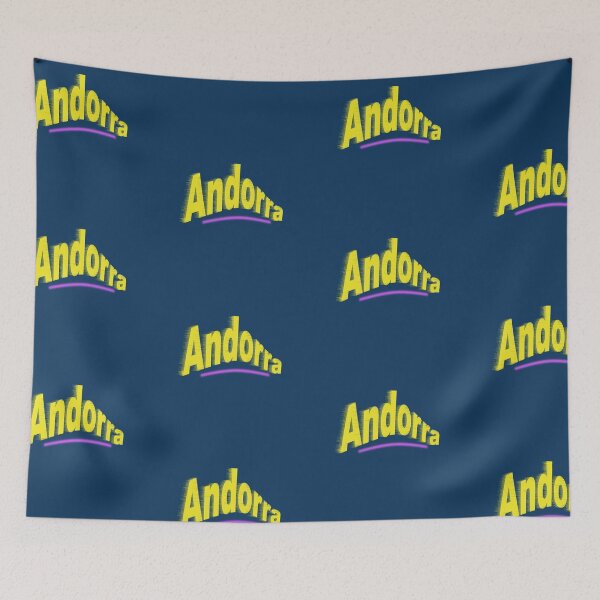 Item preview, Principality of Andorra abstract design designed and sold by lobodelnoir.