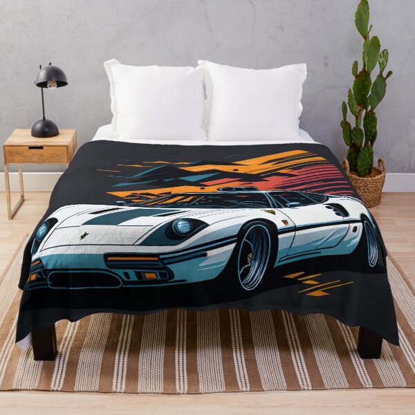 Item preview, Auto Ferrari Blanco Vector Arte designed and sold by MudbloodStore.