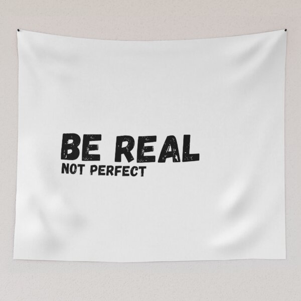 Item preview, Be Real Not Perfect Svg Design Positive Quote Svg, be real svg, be real quote, svg bundle, digital download designed and sold by graphicdesigne.