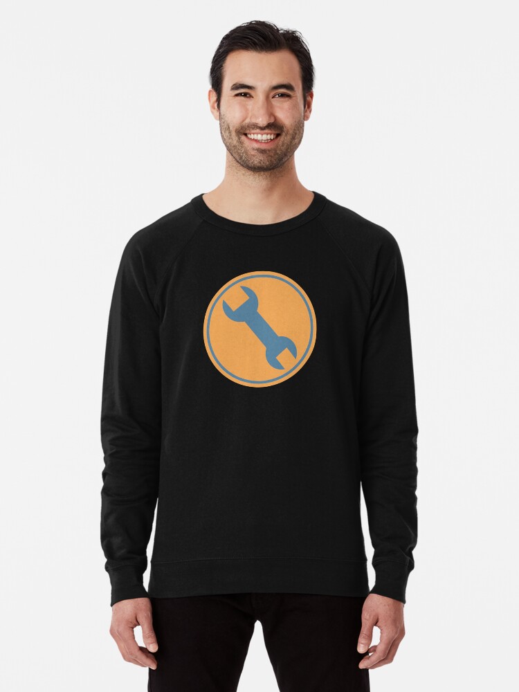 Team Fortress BLU Engineer Class Emblem Lightweight Sweatshirt