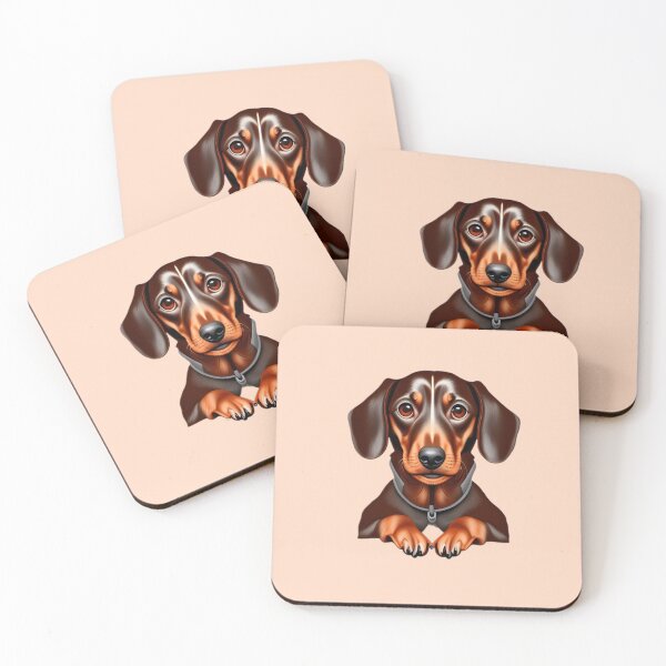 Item preview, Cute  dachshund dog character designed and sold by LindaCooke.