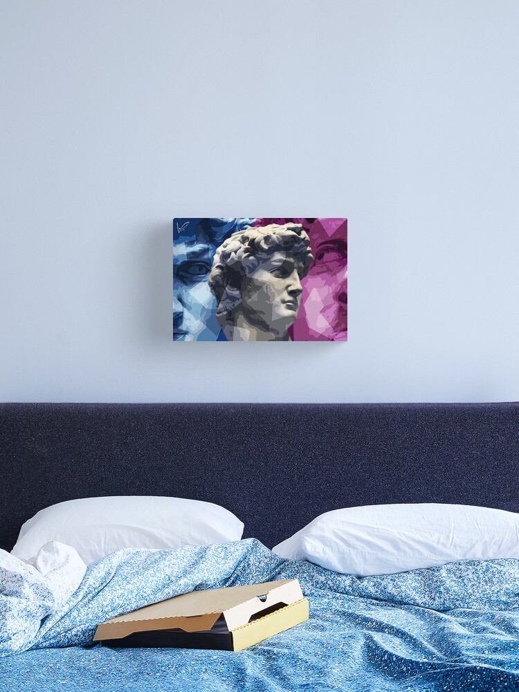 Thumbnail 2 of 3, Canvas Print, David designed and sold by LiscaGraphicArt.