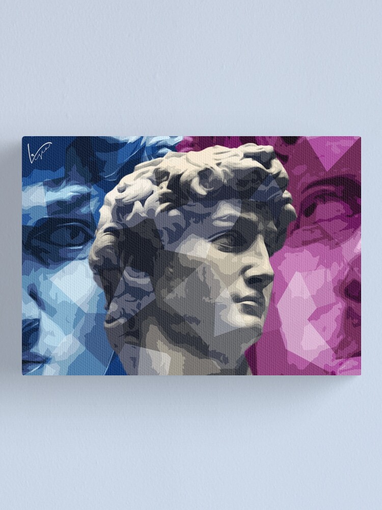 Thumbnail 2 of 3, Canvas Print, David designed and sold by LiscaGraphicArt.