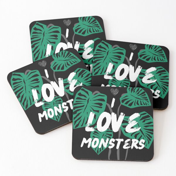 Item preview, i love monsters monstera flower monster for florists plant enthusiasts designed and sold by Aroczan.
