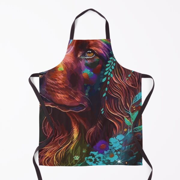 Item preview, Irish setter dog portrait designed and sold by Lubellebubble20.