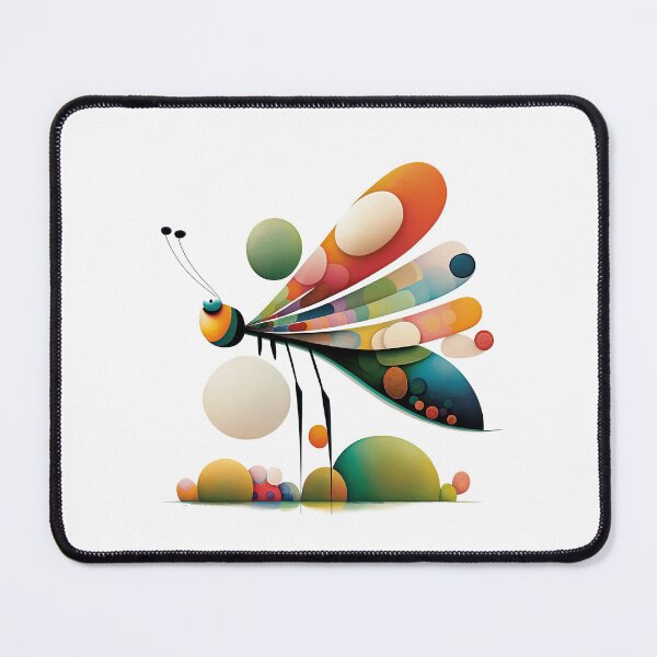 Item preview, Fly with Elegance: Discover our Abstract Dragonfly Print Collection for Apparel and Home Wear designed and sold by ThePurpleMelon.