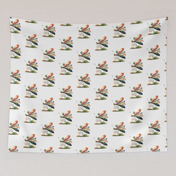 Item preview, Fly with Elegance: Discover our Abstract Dragonfly Print Collection for Apparel and Home Wear designed and sold by ThePurpleMelon.