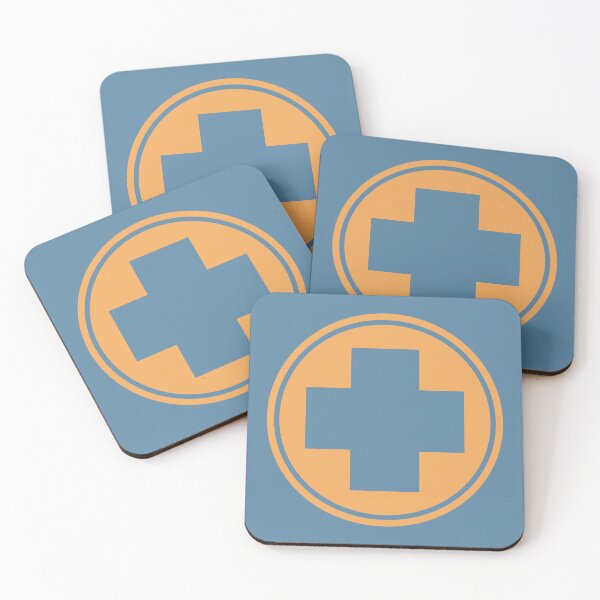 Item preview, Team Fortress 2 BLU Medic Class Emblem designed and sold by The Deep Machine.