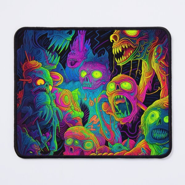 Item preview, Blacklight Trippy Monsters designed and sold by Matt's Artificial Nature.