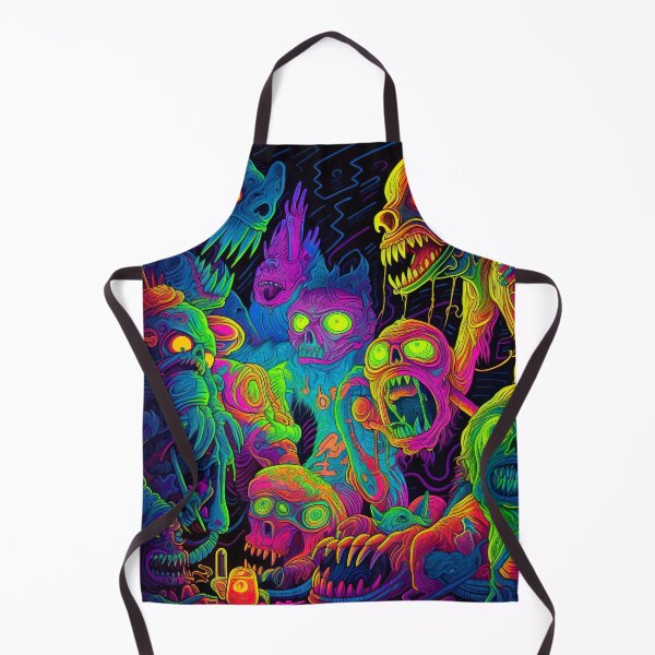 Item preview, Blacklight Trippy Monsters designed and sold by Matt's Artificial Nature.