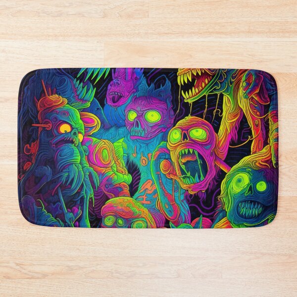 Item preview, Blacklight Trippy Monsters designed and sold by Matt's Artificial Nature.