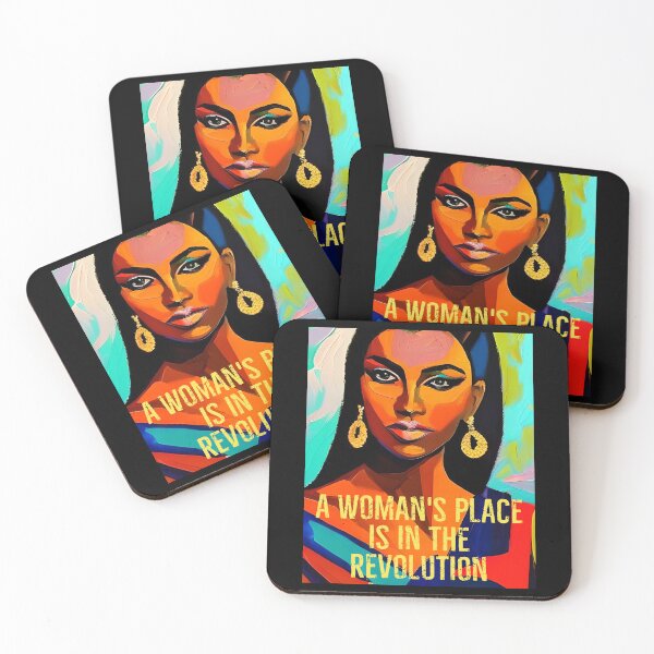 Item preview, A Woman's Place is in the Revolution T-Shirt designed and sold by colortrends.