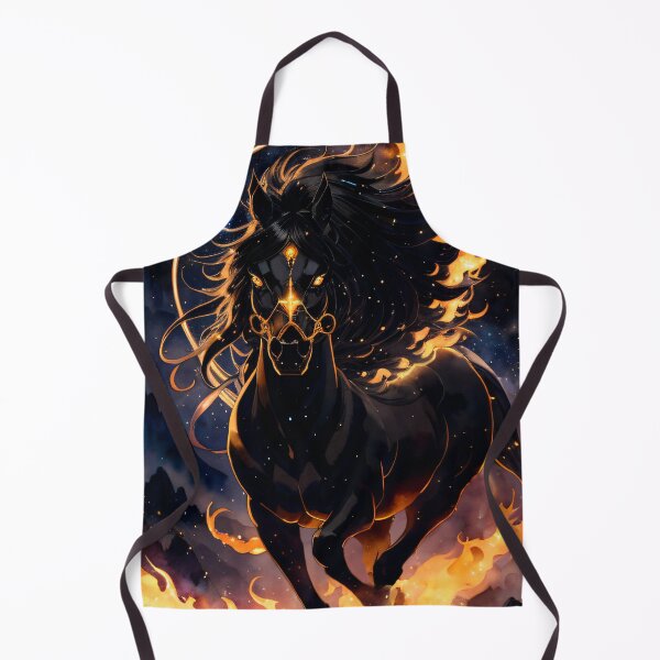 Item preview, Black horse of fire designed and sold by Henry Barre Art.