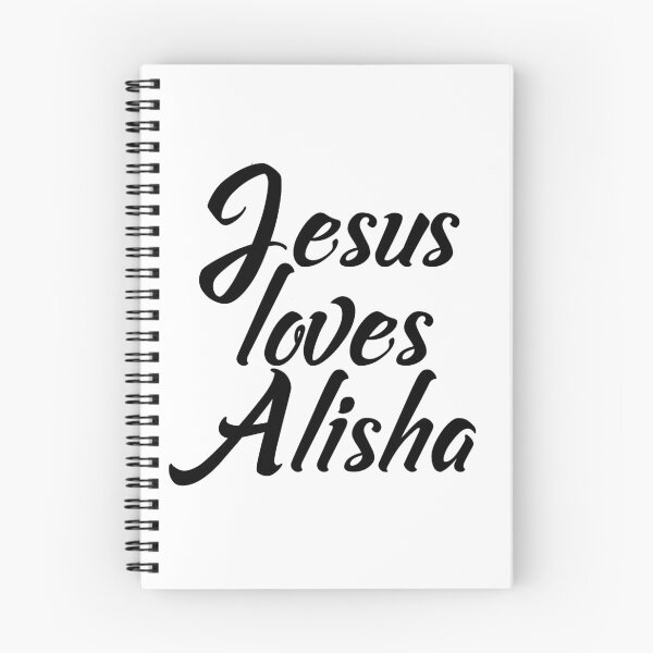Artikelvorschau, Jesus liebt Alisha entworfen und verkauft von Shalomjoy.