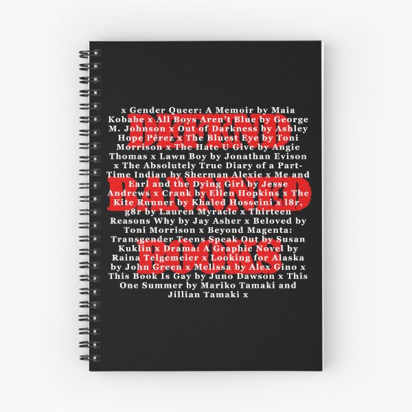 Item preview, Defend Banned Books - Most banned books in US white text designed and sold by ModSupporters.