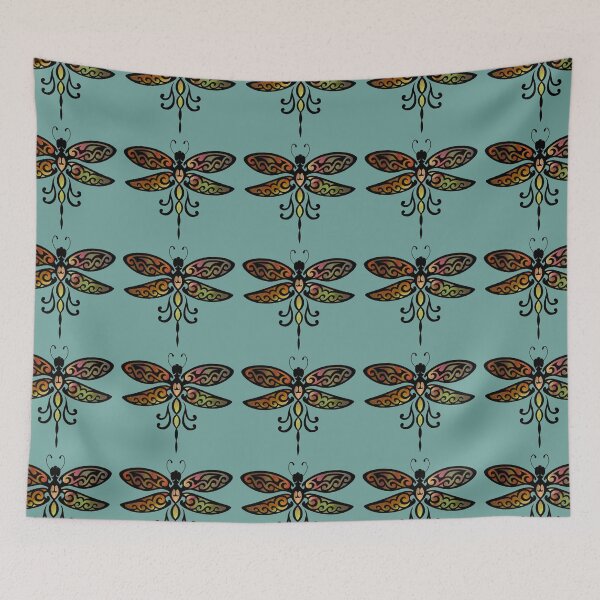 Item preview, Iridescent Stained Glass Dragonfly designed and sold by notsweettea.