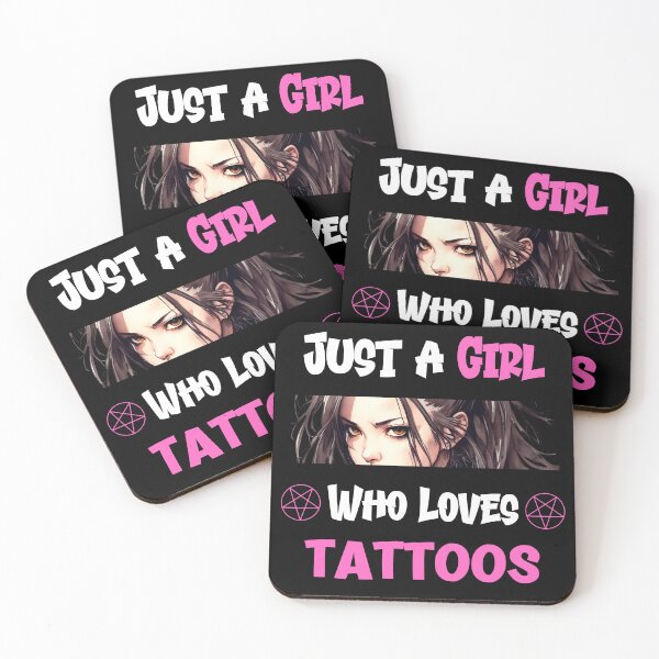 Item preview, Just a Girl Who Loves Tattoos designed and sold by artbybrado.