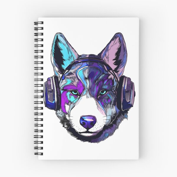 Item preview, Cyber Husky the Dog designed and sold by DarkwoodLab.