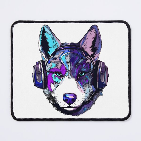 Item preview, Cyber Husky the Dog designed and sold by DarkwoodLab.