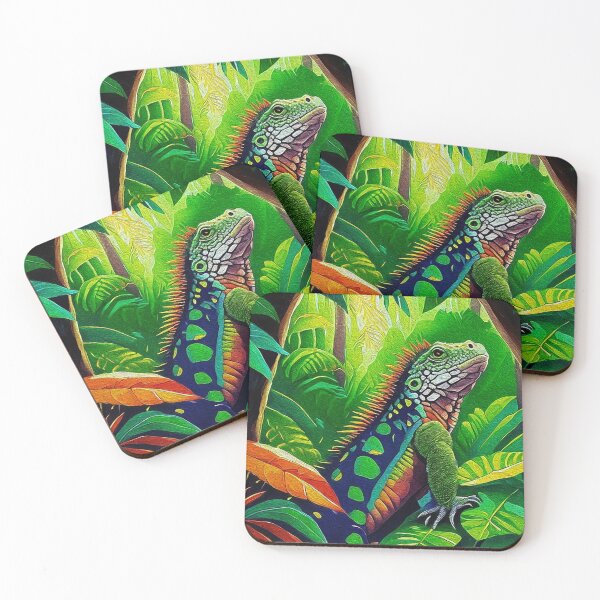 Item preview, Royal Iguana in the Jungle designed and sold by Emerald-Treasure.