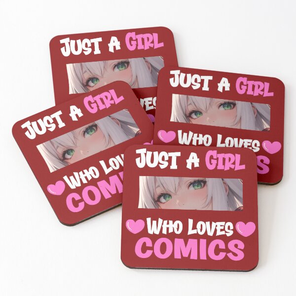 Item preview, Just a Girl Who Loves Comics designed and sold by artbybrado.