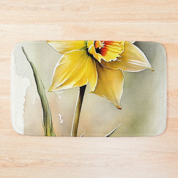 Item preview, Daffodil watercolor art designed and sold by JBJart.