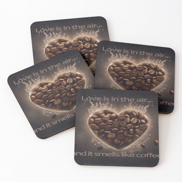 Artikelvorschau, Love smells like coffee to caffeine addicts entworfen und verkauft von ManuelAndreas.