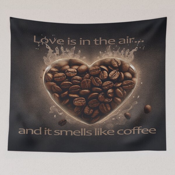 Artikelvorschau, Love smells like coffee to caffeine addicts entworfen und verkauft von ManuelAndreas.