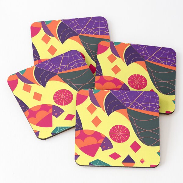 Item preview, Abstract Slices Fruity Pattern designed and sold by pixxiesart.