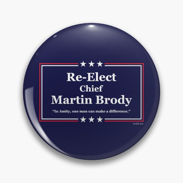 Item preview, Re-Elect Martin Brody designed and sold by GloopTrekker.