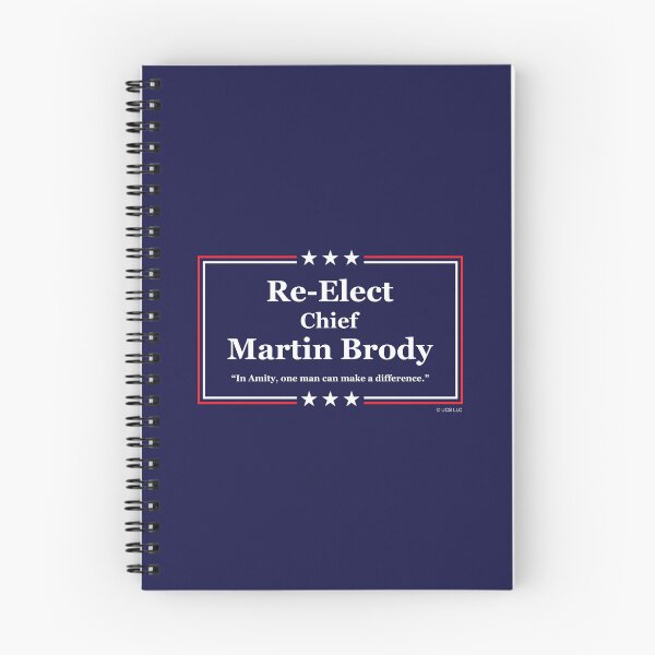 Item preview, Re-Elect Martin Brody designed and sold by GloopTrekker.