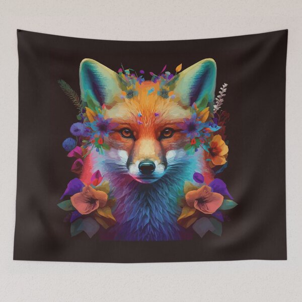 Item preview, Fox Portrait with Captivating Eyes  designed and sold by Lubellebubble20.