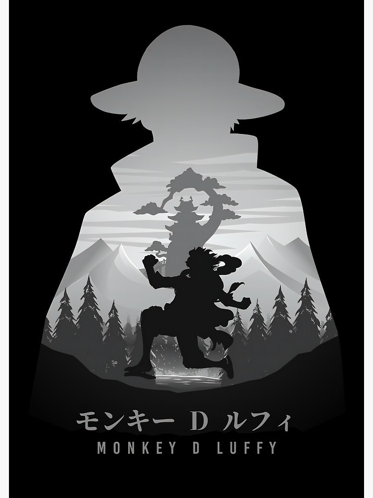 Silhouette Pirate king by presentees  One piece wallpaper iphone, One  piece manga, Manga anime one piece