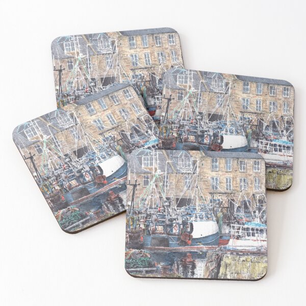 Item preview, Pittenweem Harbour designed and sold by Moti Black.