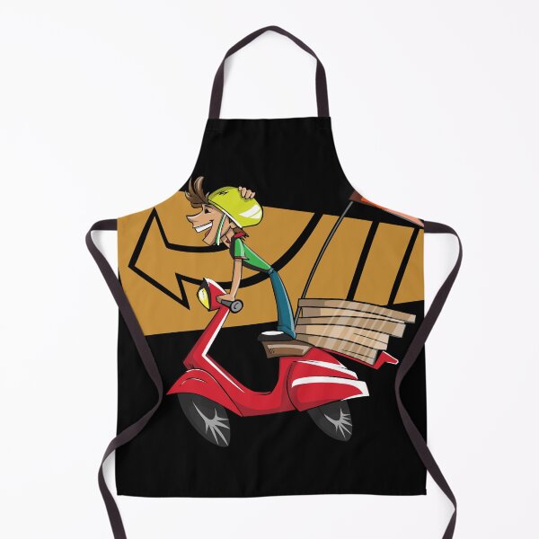 Item preview, Pizza Delivery Guy On Scooter designed and sold by Gile-Shop.