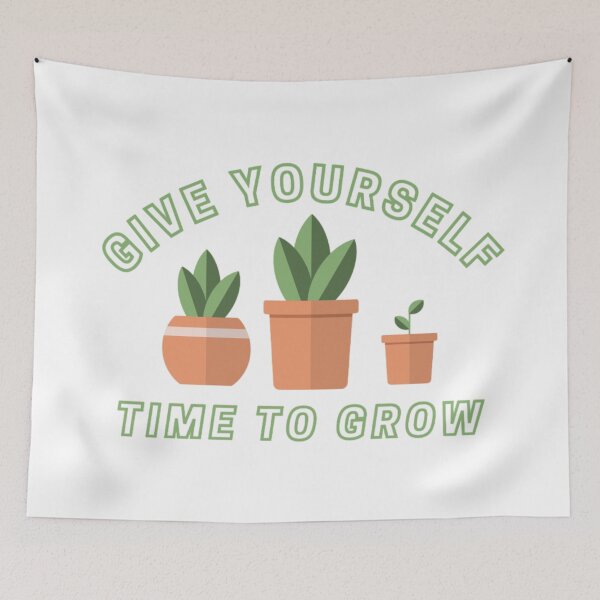 Item preview, Give yourself time to grow designed and sold by pastelsloth.