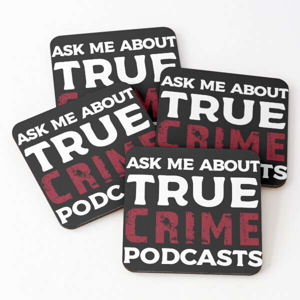 Item preview, Ask Me About True Crime Podcasts designed and sold by Sirio22.