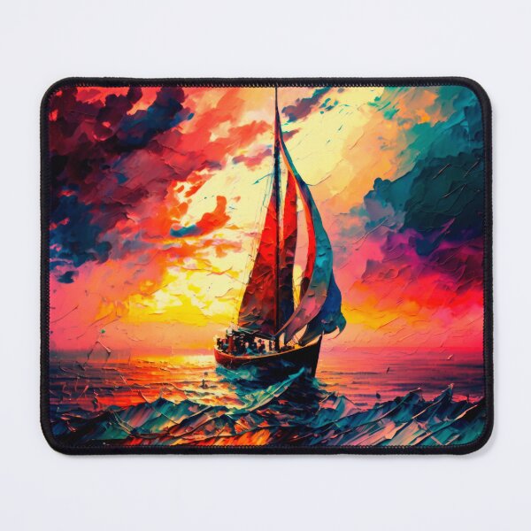 Item preview, Sunset Sail designed and sold by NeuroChroma.