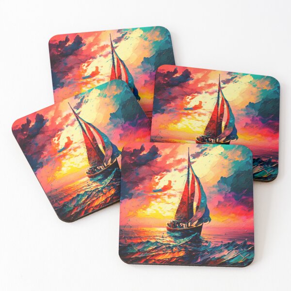 Item preview, Sunset Sail designed and sold by NeuroChroma.