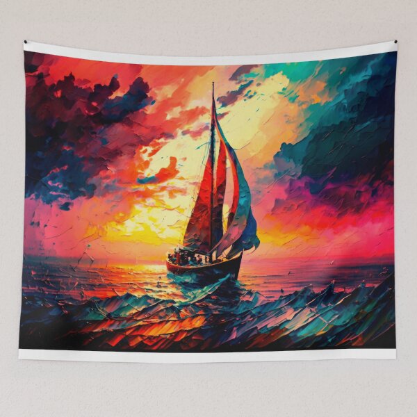 Artikelvorschau, Sunset Sail entworfen und verkauft von NeuroChroma.