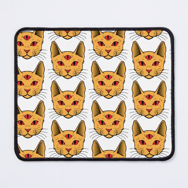 Item preview, 3 eyed cat illustration designed and sold by Graphic-Marc.