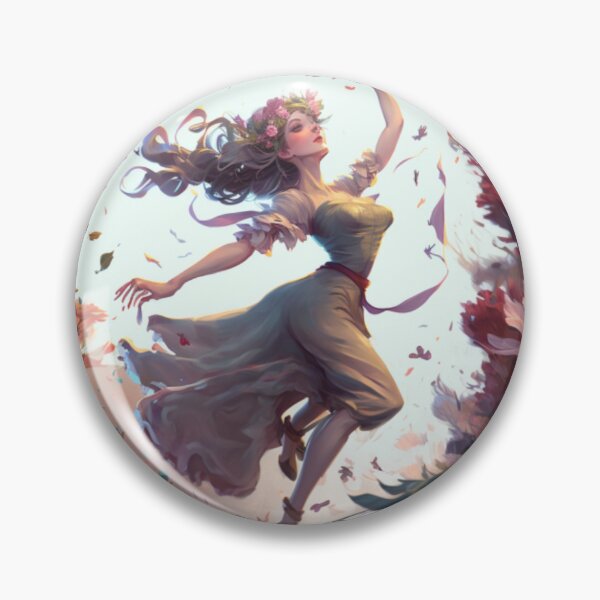 Item preview, beautiful girl anime dancing in nature design designed and sold by mangature  Lady.