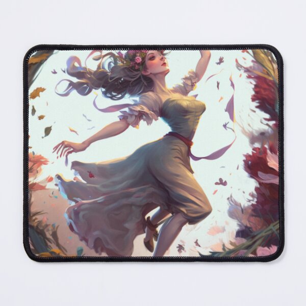 Item preview, beautiful girl anime dancing in nature design designed and sold by mangature  Lady.