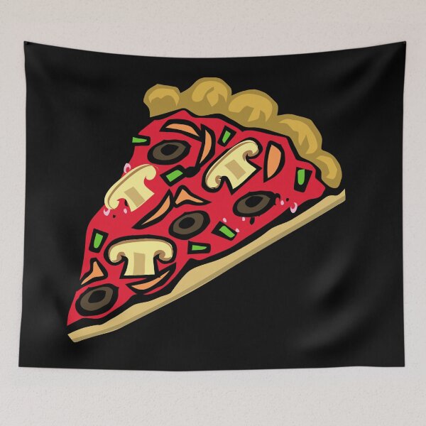 Item preview, Pizza Slice With Mushroms And Olives designed and sold by Gile-Shop.