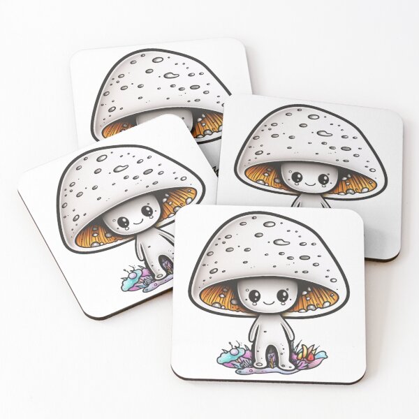 Item preview, Cute Mushroom Shroom People Sticker designed and sold by TVBArchive.